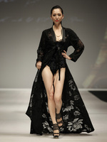 Lace Bath Robe