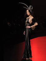 MW Black Satin Nightgown